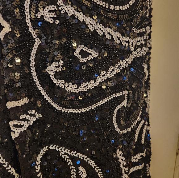 BEAUTIFUL Scala black sequin dress - Picture 3 of 8